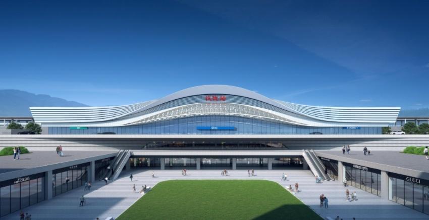 仪陇站。蜀道集团供图
